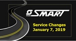 January Service Changes